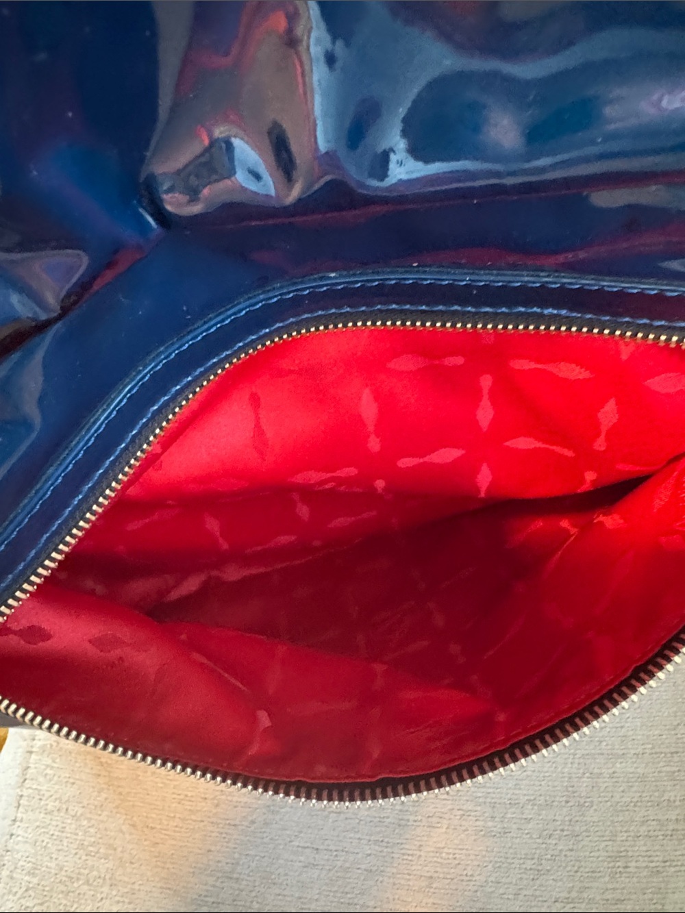 HTF Christian Louboutin Cyclope Patent Leather Chain Tote Bag - Picture 16 of 16
